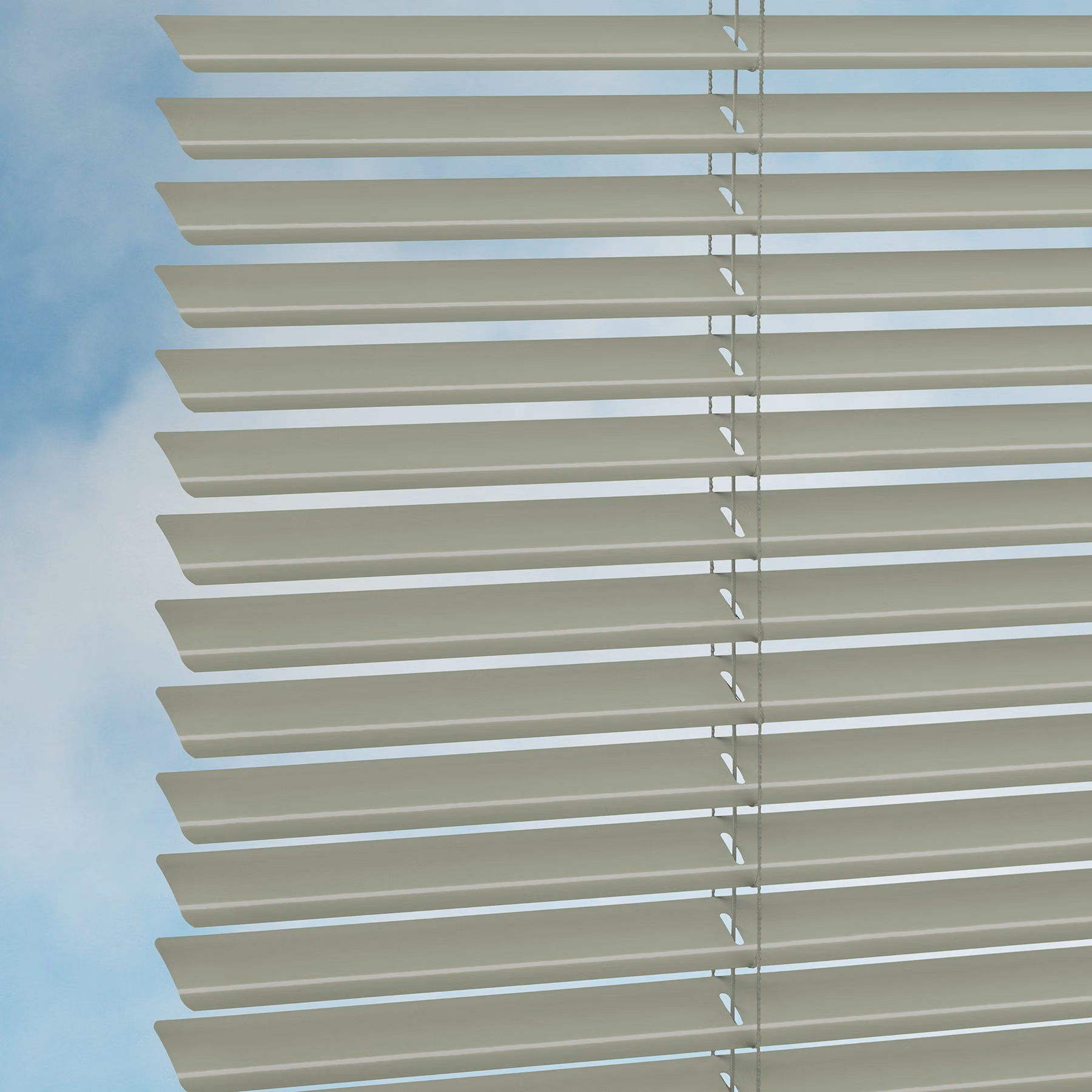 25mm Aluminium Venetian Blind - Light Grey