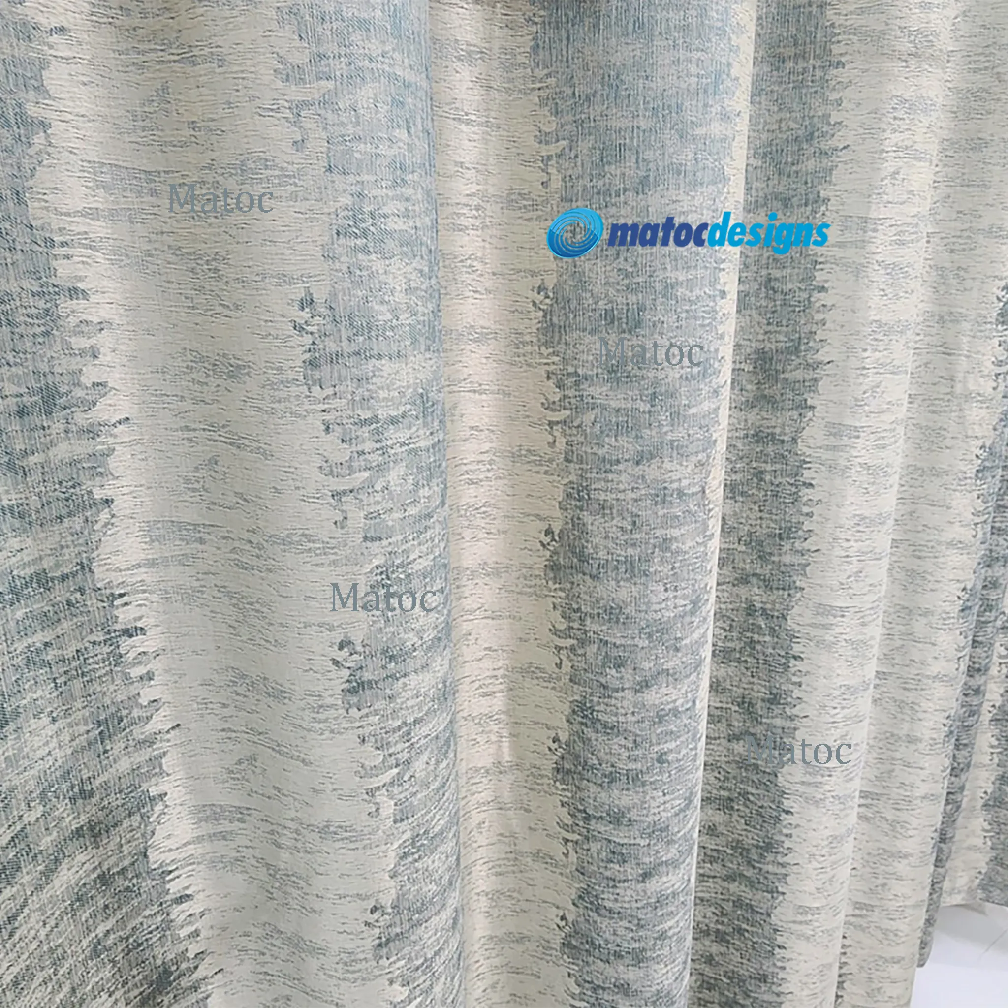 Abstract Striped Green Gold - 280cm Wide