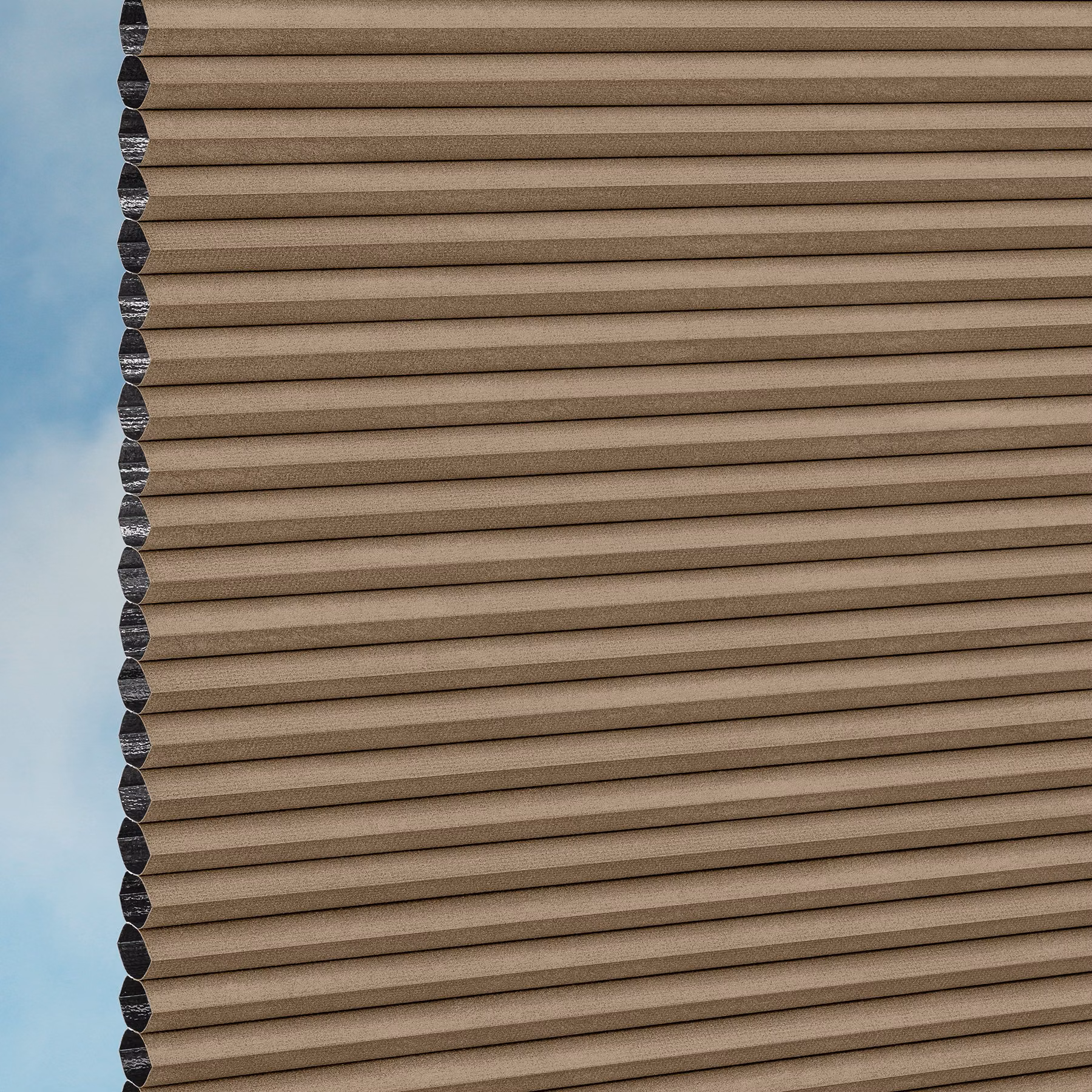 25mm Honeycomb Blind - Blackout Chocolate