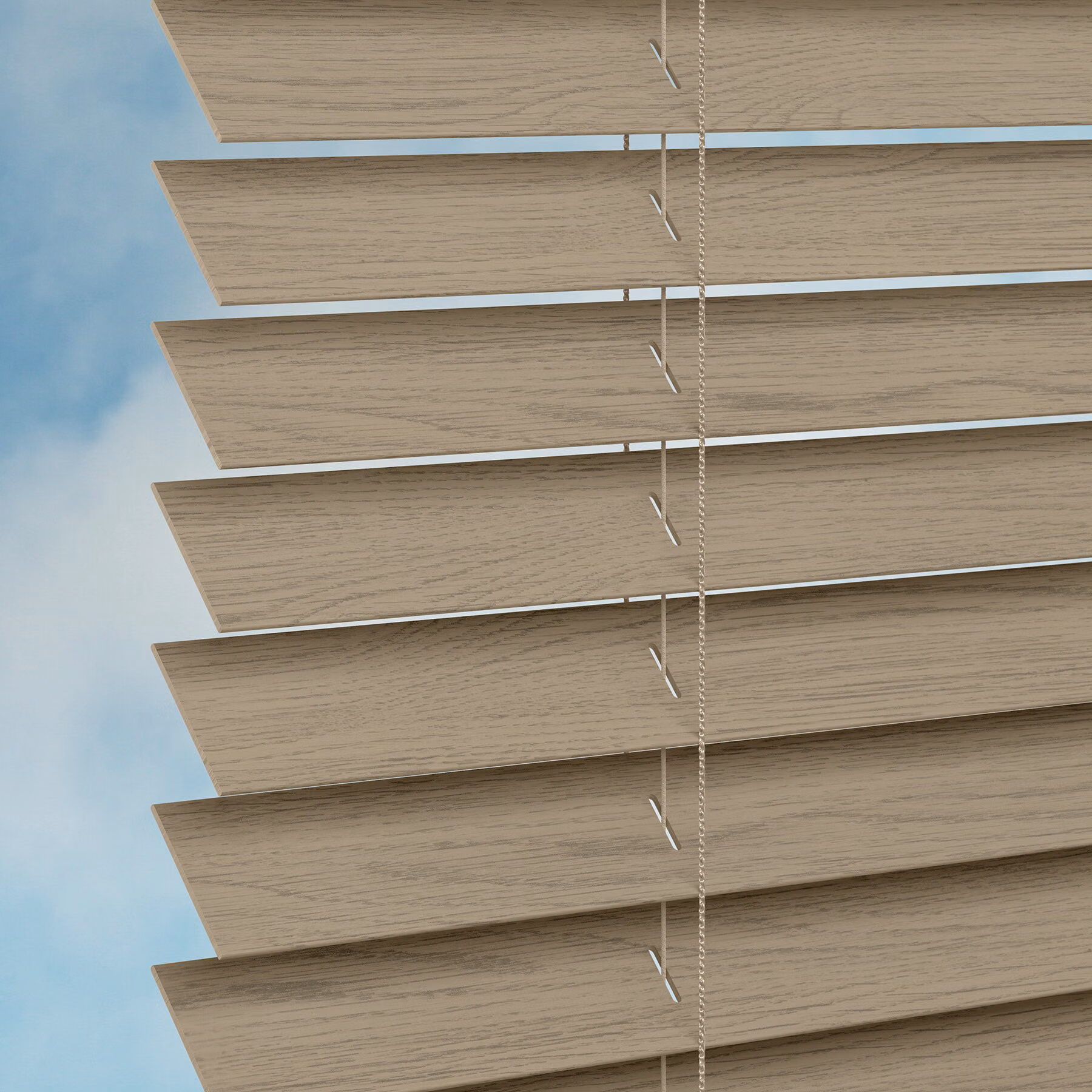 50mm Plaswood Venetian Blind - Old Mill Fennel