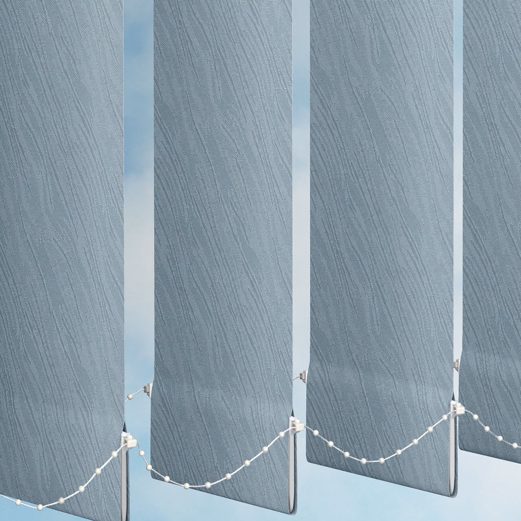 Vertical Blind - Metallic Blue
