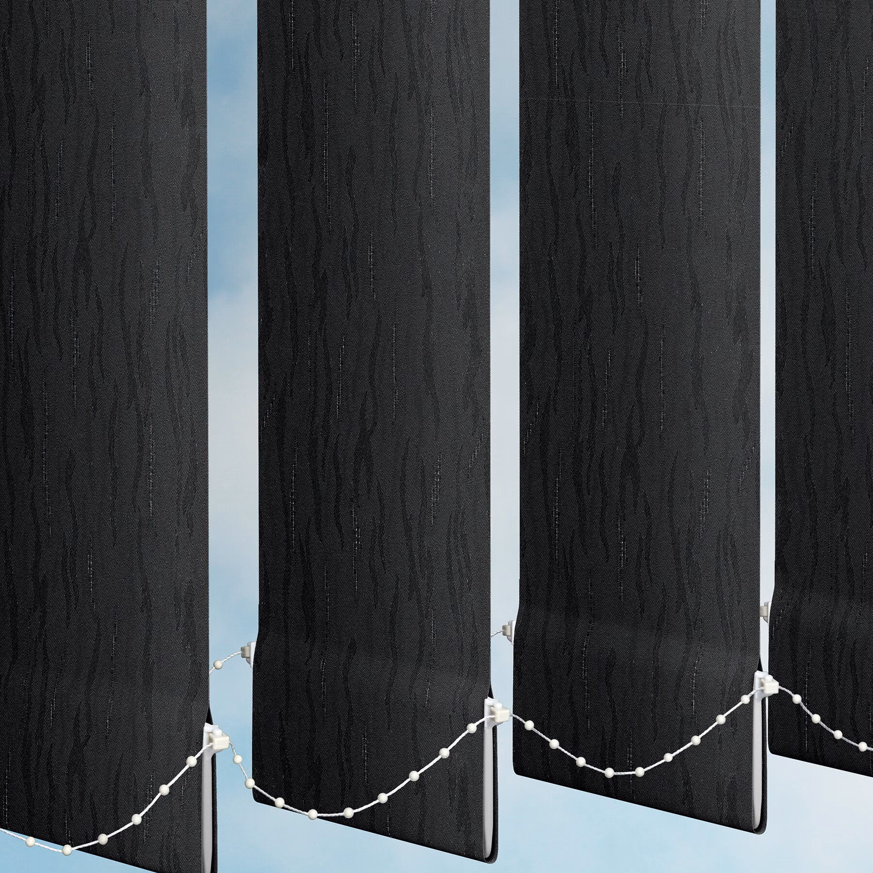127mm Vertical Blind - Van Goch Black