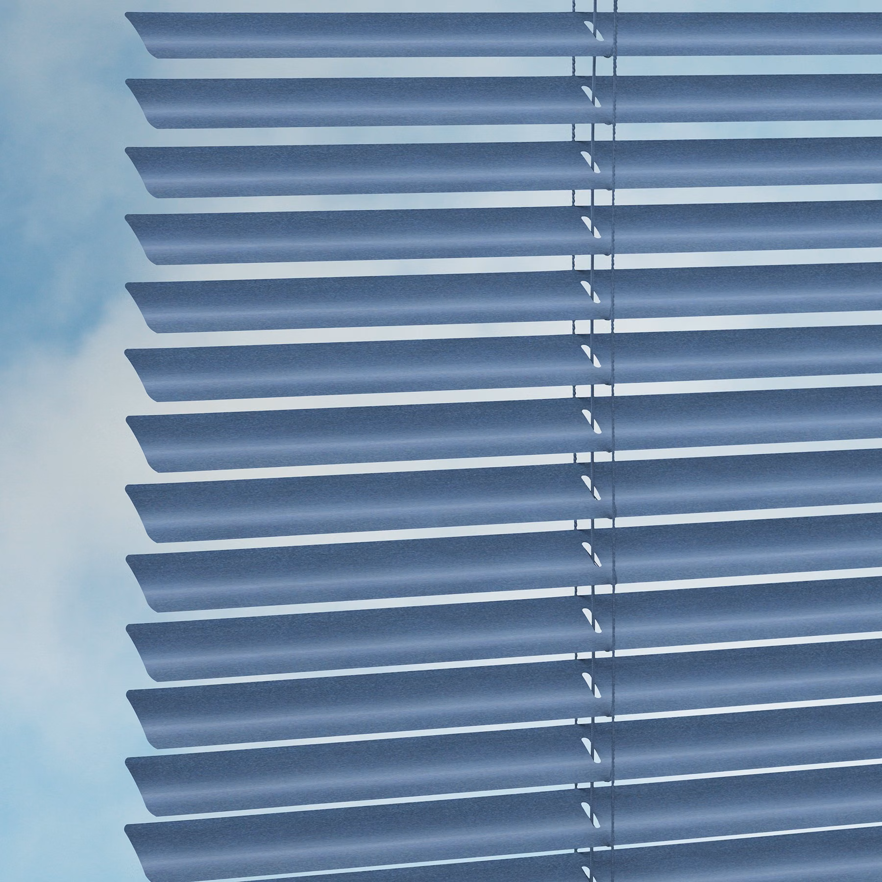 25mm Aluminium Venetian Blind - Blue