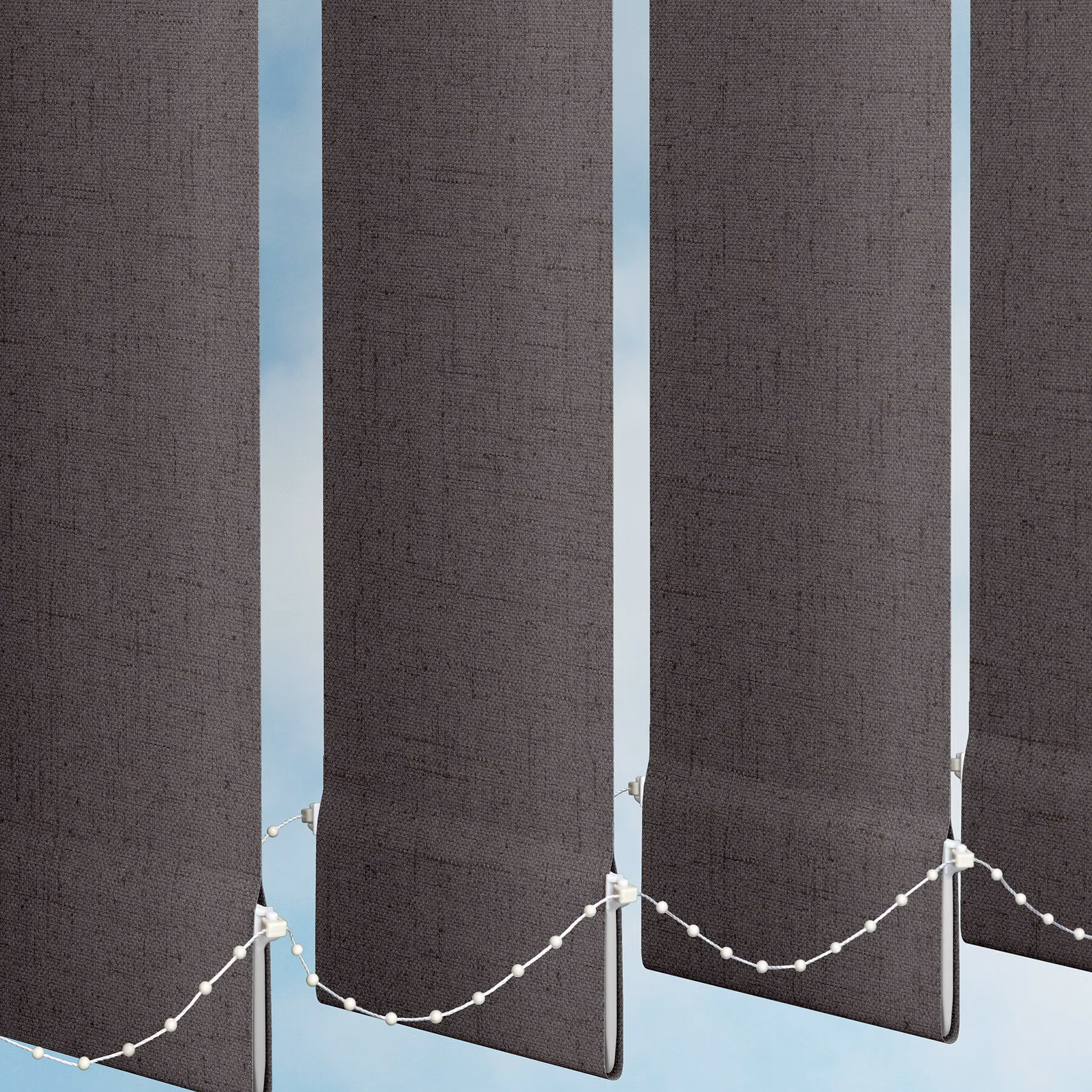 Vertical Blind - Rayon Charcoal