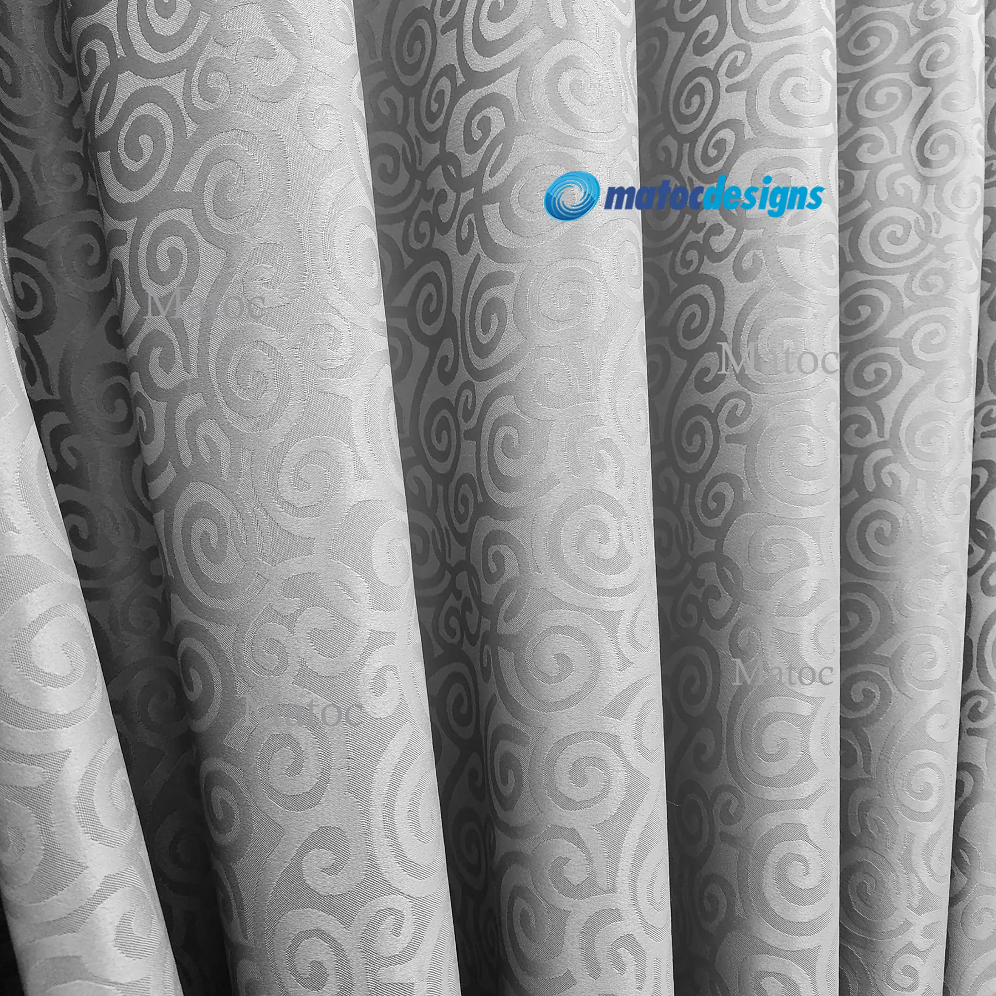 Twirl Grey - 280cm Wide