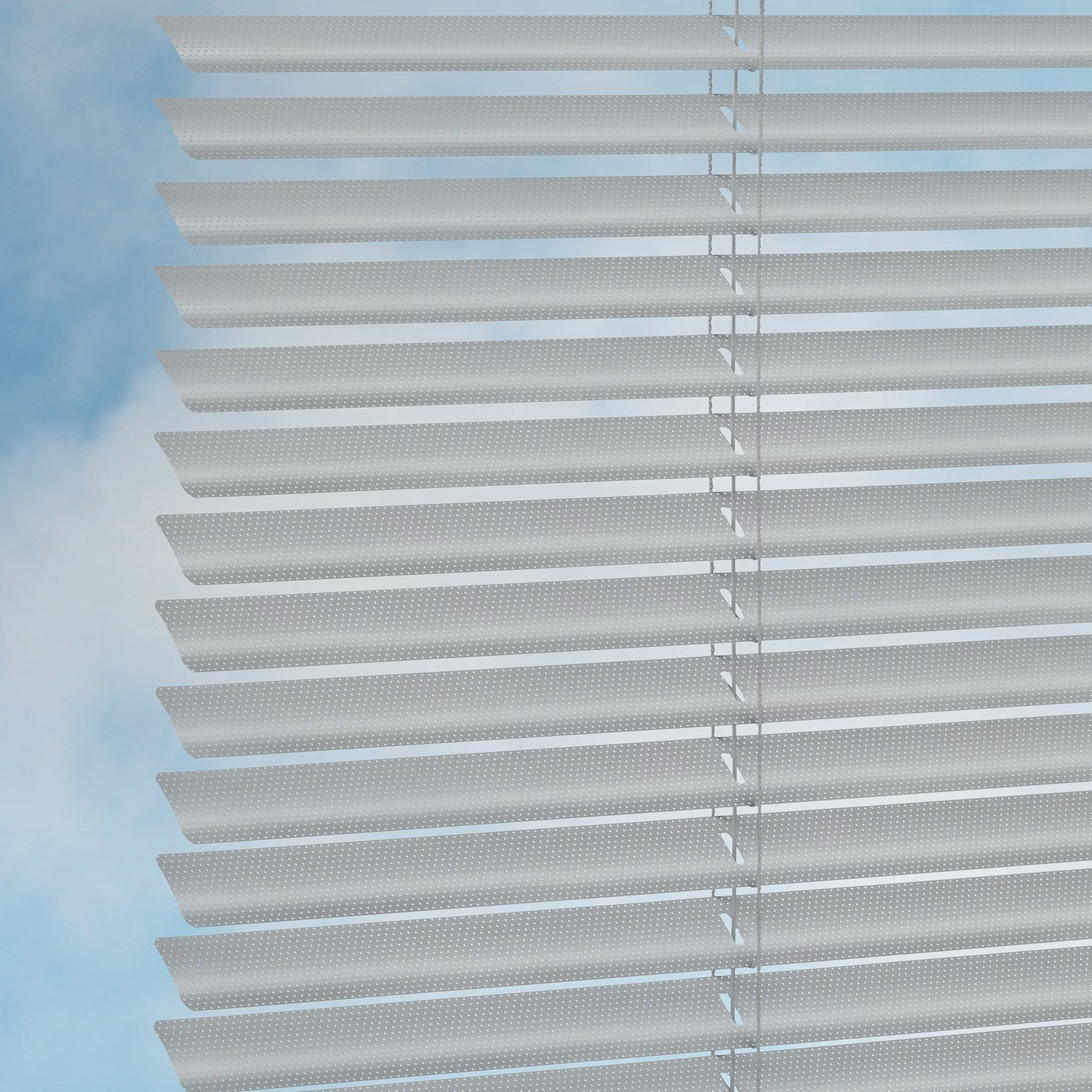 25mm Aluminium Venetian Blind - Perforated Slate