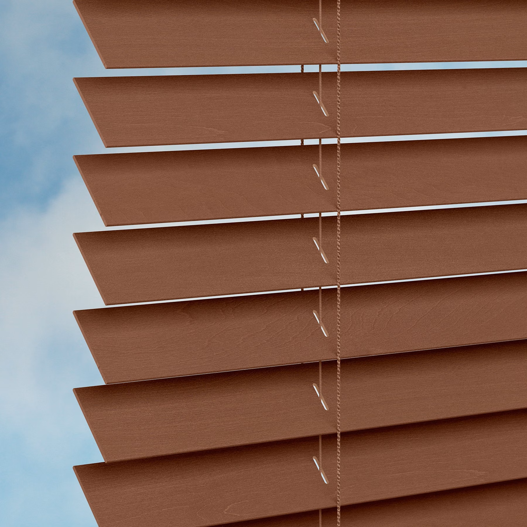 50mm Basswood Venetian Blind - Cherry