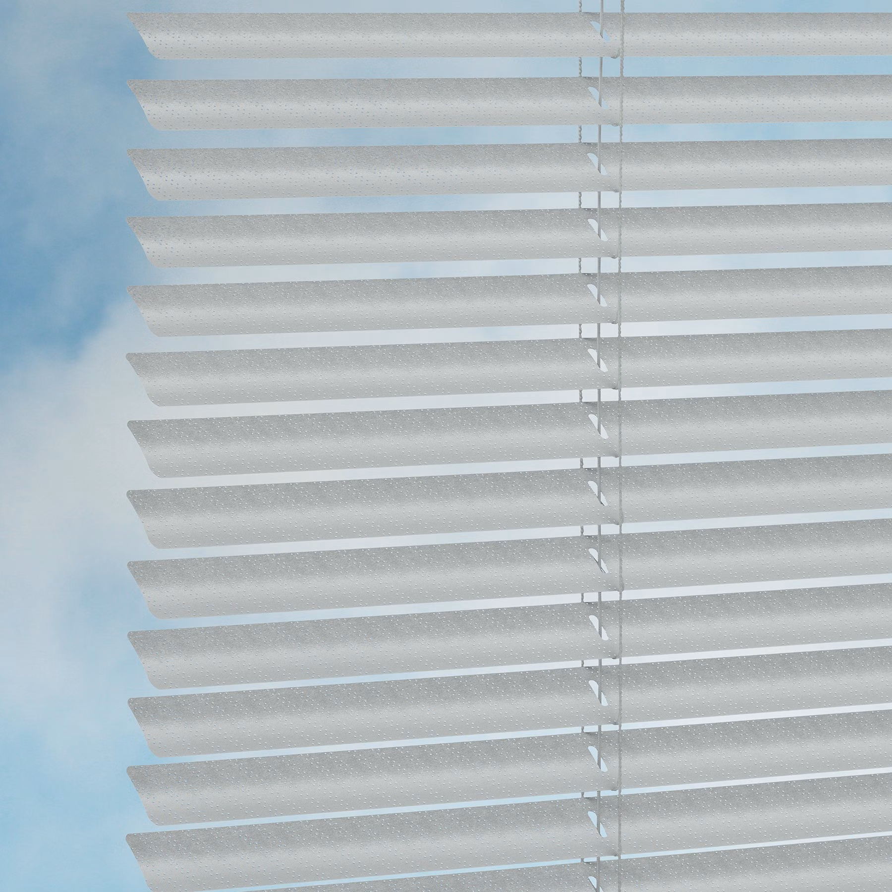 25mm Aluminium Venetian Blind - Perforated Grey