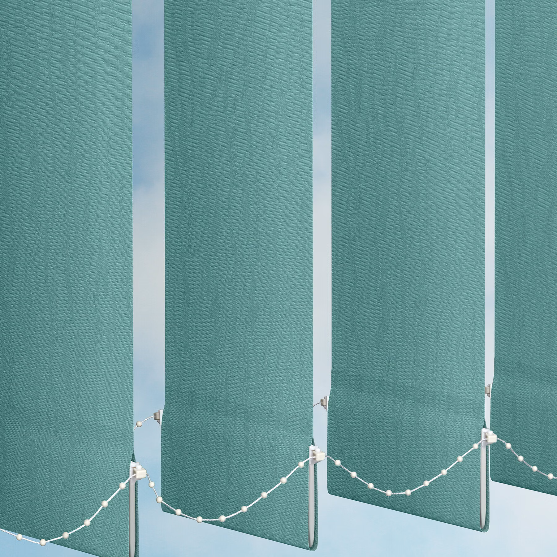 127mm Vertical Blind - Van Goch Green
